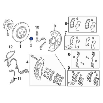 Lexus OE - Front CV Joint Nut