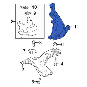 Lexus OE - Left Steering Knuckle