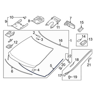 Lexus OE - Windshield Insulator