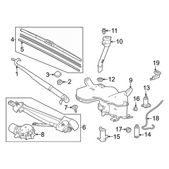 Lexus OE - Windshield - Wiper & Washer Components (Japan Built)