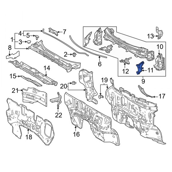 Cowl Bracket