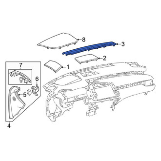 Lexus OE - Dashboard Air Vent Trim