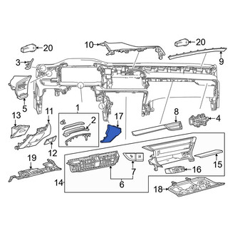 Lexus OE - Left Lower Instrument Panel Trim Panel