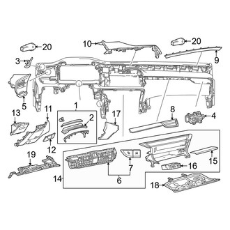 Lexus OE - Instrument Panel Components (Canada Built)