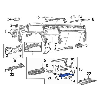 Lexus OE - Instrument Panel Pocket