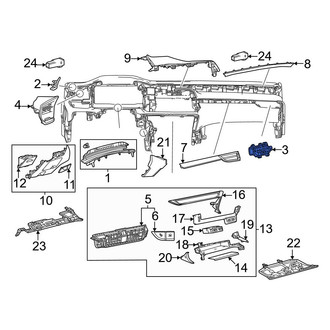 Lexus OE - Right Dashboard Air Vent