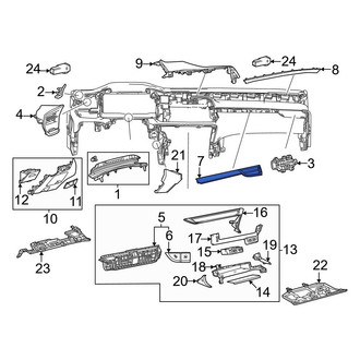 Lexus OE - Right Lower Instrument Panel Trim Panel