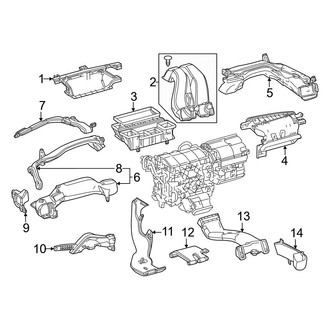 Lexus OE - Instrument Panel - Ducts (Japan Built)