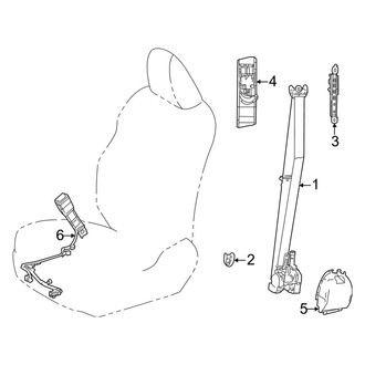 Lexus OE - Restraint Systems - Front Seat Belts