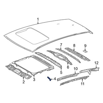 Lexus OE - Sunroof Reinforcement Bracket