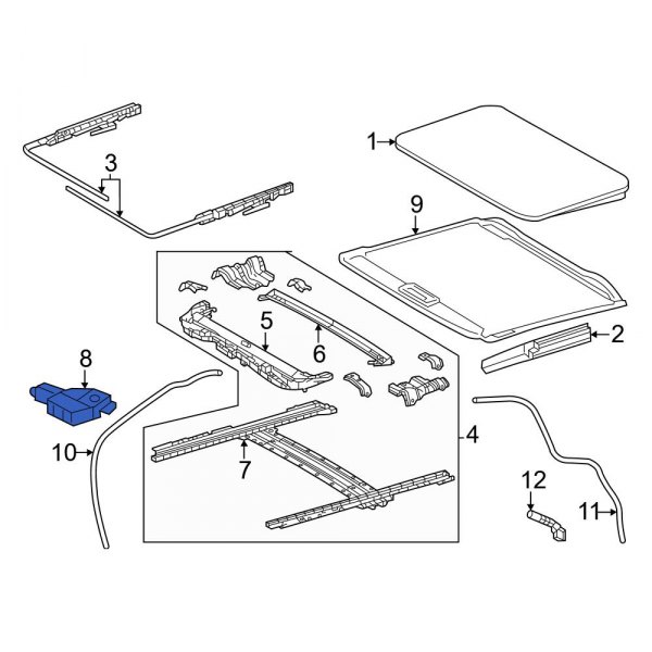 Sunroof Motor