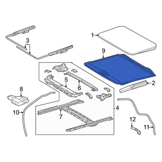 Lexus OE - Sunroof Cover