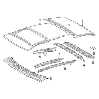 Lexus OE - Roof & Components (With Panoramic)