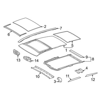 Lexus OE - Roof - Sunroof (With Panoramic)