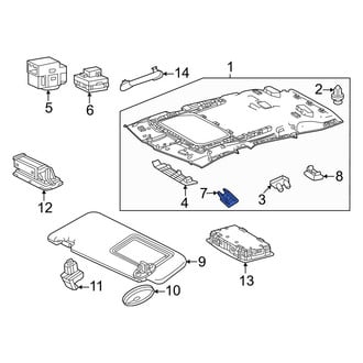 Lexus OE - Front Navigation Microphone Cap