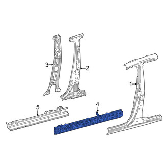 Lexus OE - Left Rocker Panel Reinforcement