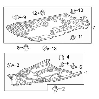 Lexus OE - Pillars, Rocker & Floor - Under Cover & Splash Shields (Japan Built)