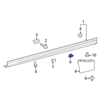 Lexus OE - Rocker Panel Molding Clip