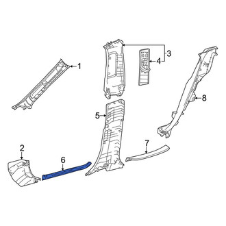 Lexus OE - Front Left Door Sill Plate