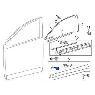 Lexus OE - Wheel Arch Molding Clip