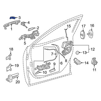 Lexus OE - Front Left Exterior Door Handle Cover