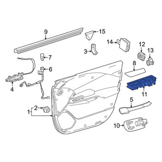 Lexus OE - Front Right Door Switch Trim Panel
