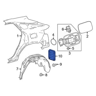 Lexus OE - Rear Quarter Panel Vent