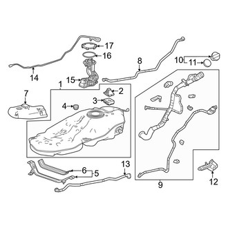 Lexus OE - Fuel System Components