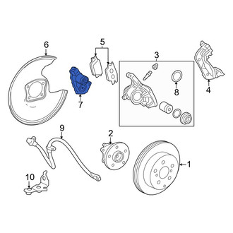 Lexus OE - Rear Parking Brake Actuator