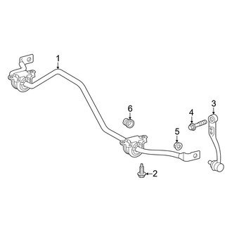 Lexus OE - Rear Suspension - Stabilizer Bar & Components (FWD)