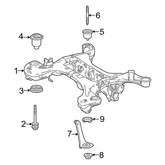 Lexus OE - Rear Suspension - Suspension Mounting (F Sport Handling)