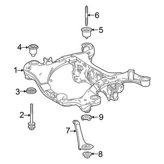 Lexus OE - Rear Suspension - Suspension Mounting