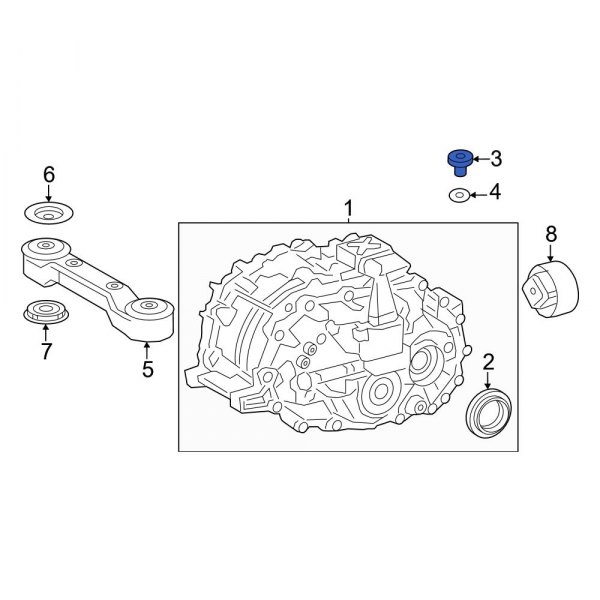 Differential Housing Fill Plug