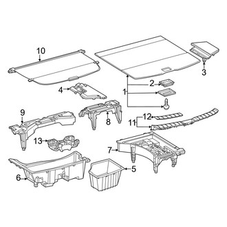 Lexus OE - Rear Body & Floor - Interior Trim (Base / F Sport Design / F Sport Handling / Luxury / Premium / Premium+)