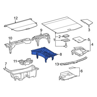 Lexus OE - Rear Trunk Floor Storage Box