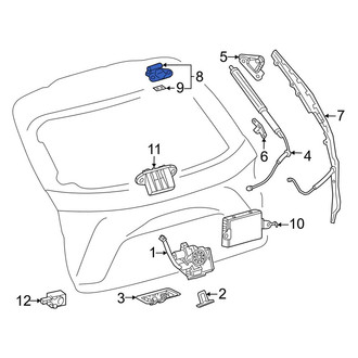 Lexus OE - Rear Liftgate Hinge