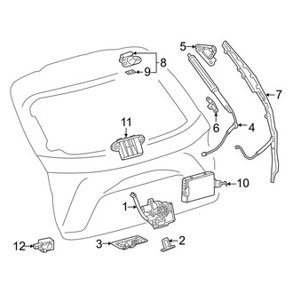 Lexus OE - Lift Gate - Lock & Hardware
