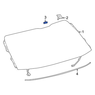 Lexus OE - Inner Back Glass Spacer