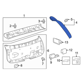 Lexus OE - Rear Upper Liftgate Trim