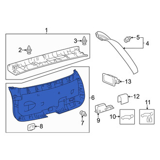 Lexus OE - Rear Upper Liftgate Trim