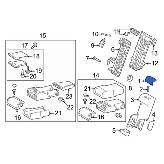 Lexus OE - Rear Center Headrest