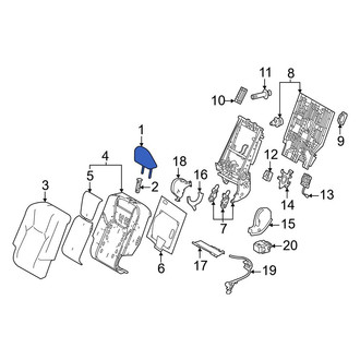 Lexus OE - Rear Right Headrest