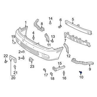Lexus OE - Front Bumper Cover Support Rail Bolt