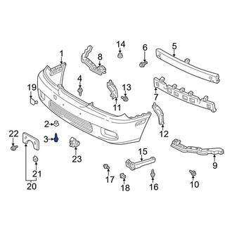 Lexus OE - Front Lower Bumper Cover Bolt