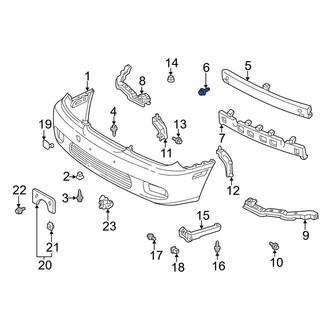 Lexus OE - Front Bumper Cover Reinforcement Beam Bolt