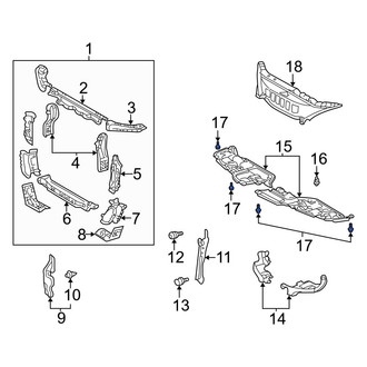 Lexus OE - Fender Liner Bolt