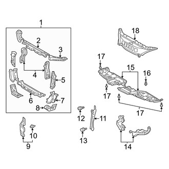 Lexus OE - Radiator Support