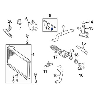 Lexus OE - Engine Coolant Reservoir Cap