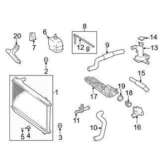 Lexus OE - Cooling - Radiator & Components