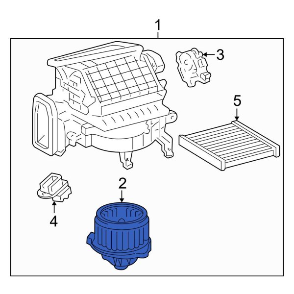 HVAC Blower Motor Assembly